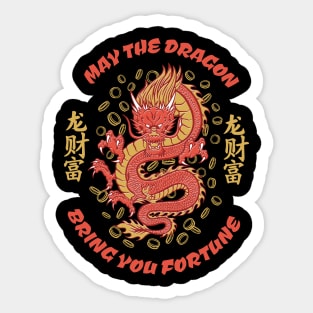 Fortune Dragon Sticker